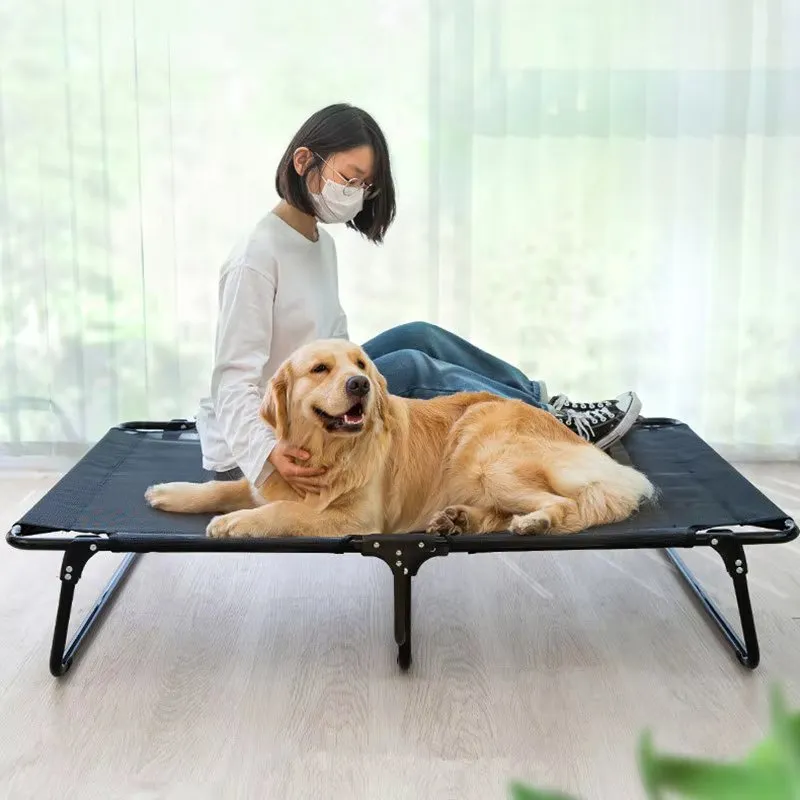 Camping Dog Bed - Portable Elevated Foldable
