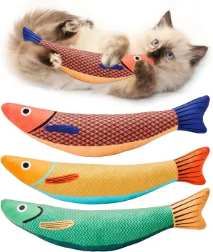 Cat Saury Fish, 3 Pack Toys