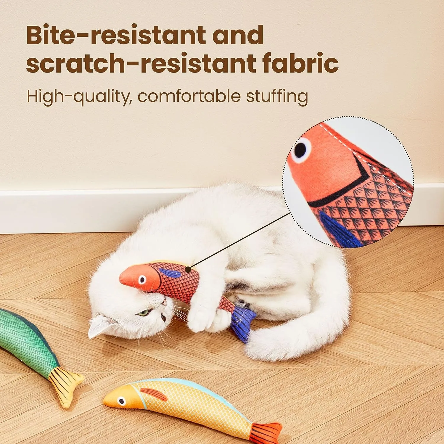 Cat Saury Fish, 3 Pack Toys