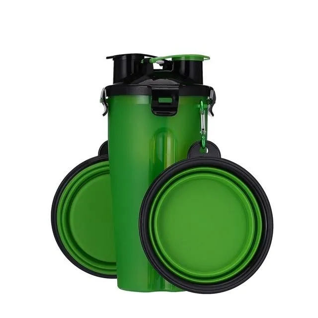 Dog Water Bottle: Complete Outdoor 4-in-1 Package
