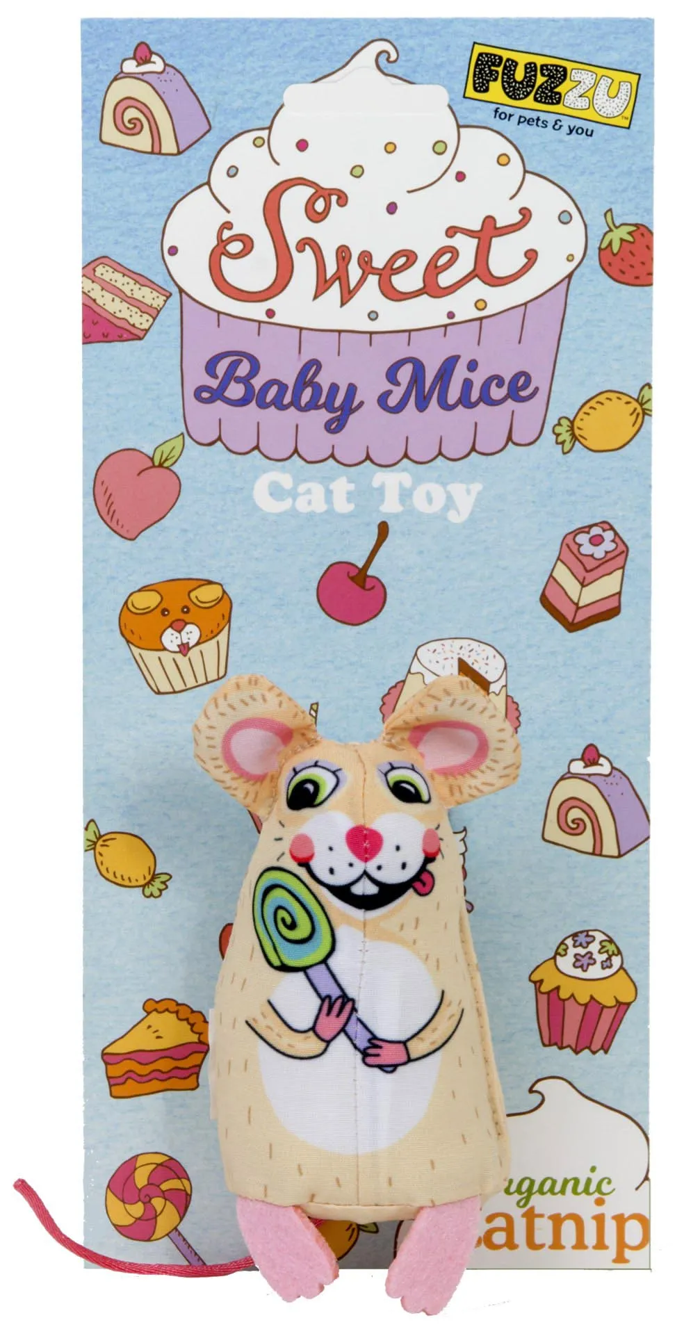 Fuzzu - Sweet Baby Mice Lolli Cat Toy
