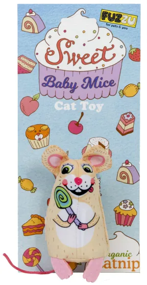 Fuzzu - Sweet Baby Mice Lolli Cat Toy