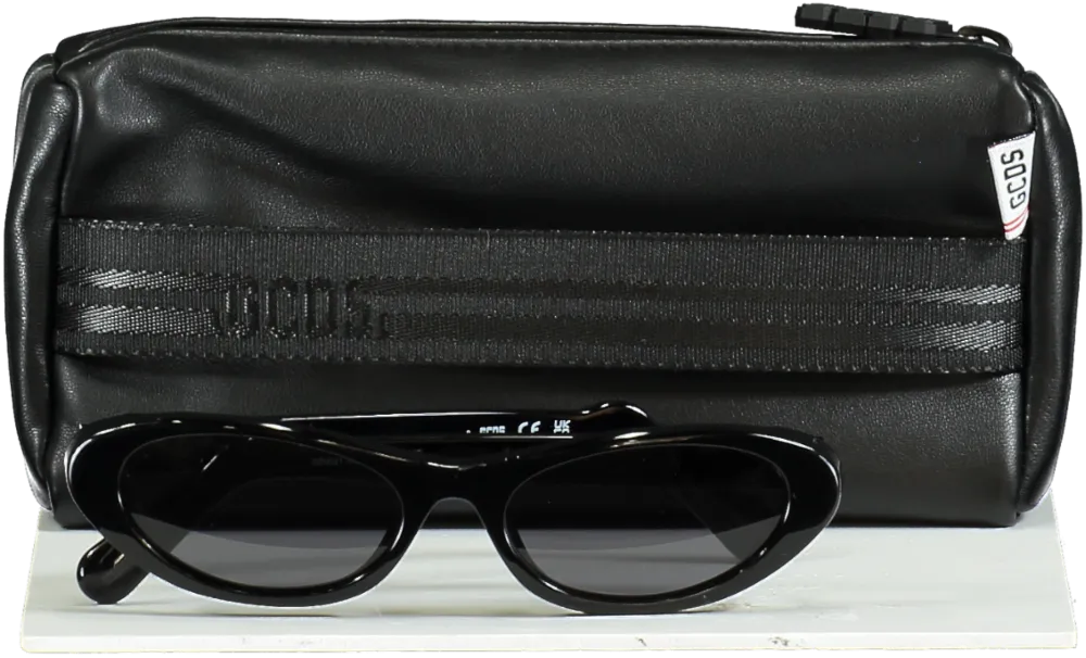 GCDS Black GD0021 Cat Eye Sunglasses