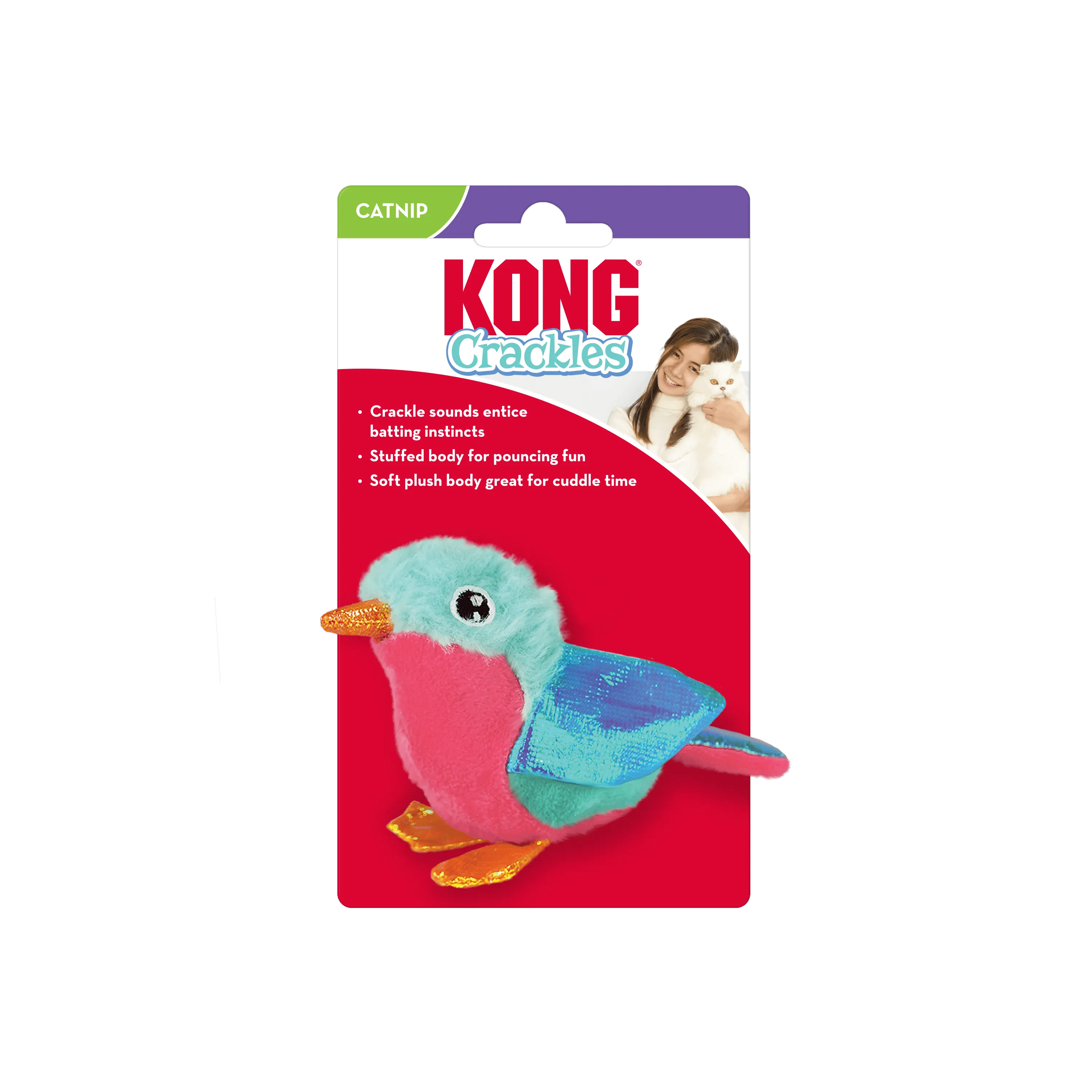 KONG - Crackles Tweetz Bird (For Cats)