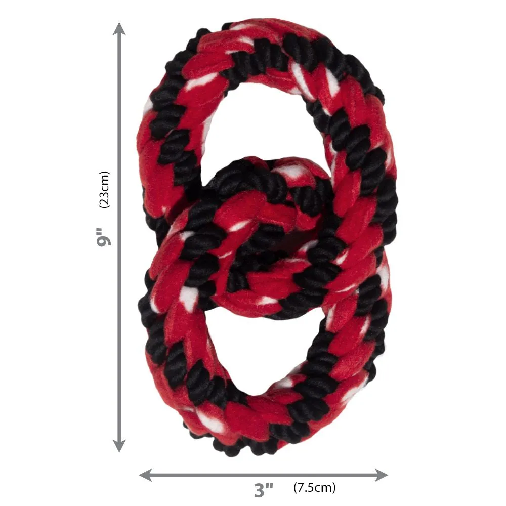 KONG Signature Rope Double Ring Tug Toy
