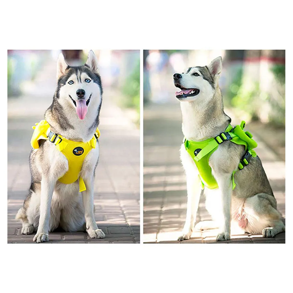 OMEM Backpack for Pets to Wear Chest Strap Traction Rope Harness Fit Small Medium Cats Dogs