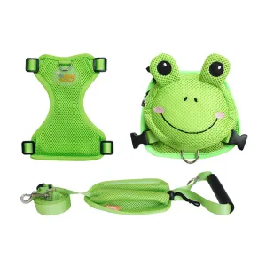 OMEM Backpack for Pets to Wear Chest Strap Traction Rope Harness Fit Small Medium Cats Dogs