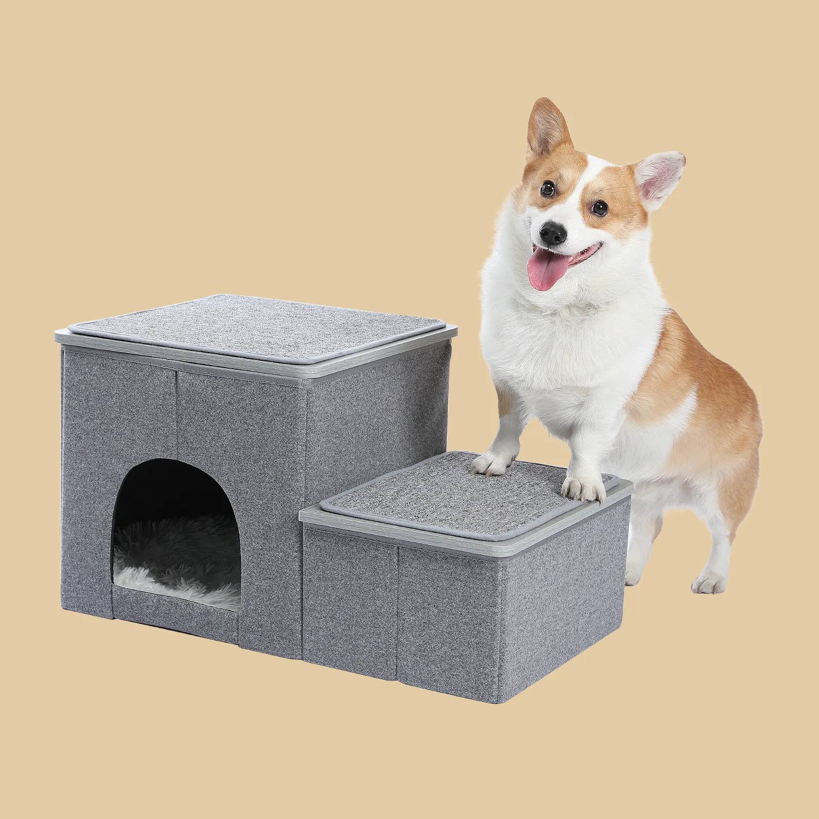 PAWZ Road 2-in-1 Jumping Platform Portable Home Ladder