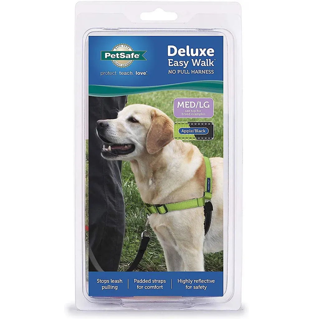 PetSafe Deluxe Easy Walk No Pull Dog Harness, Apple/Black