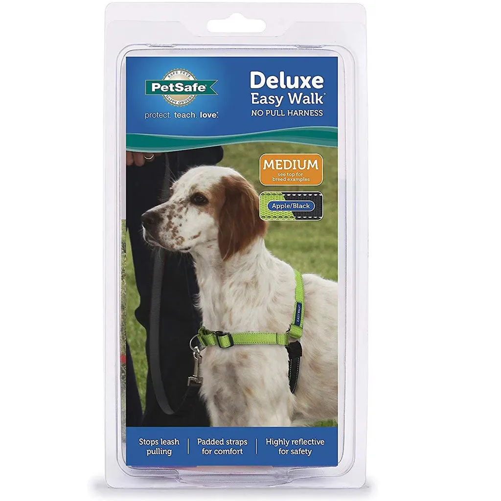 PetSafe Deluxe Easy Walk No Pull Dog Harness, Apple/Black