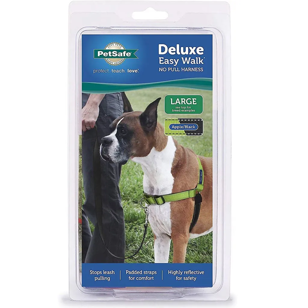 PetSafe Deluxe Easy Walk No Pull Dog Harness, Apple/Black