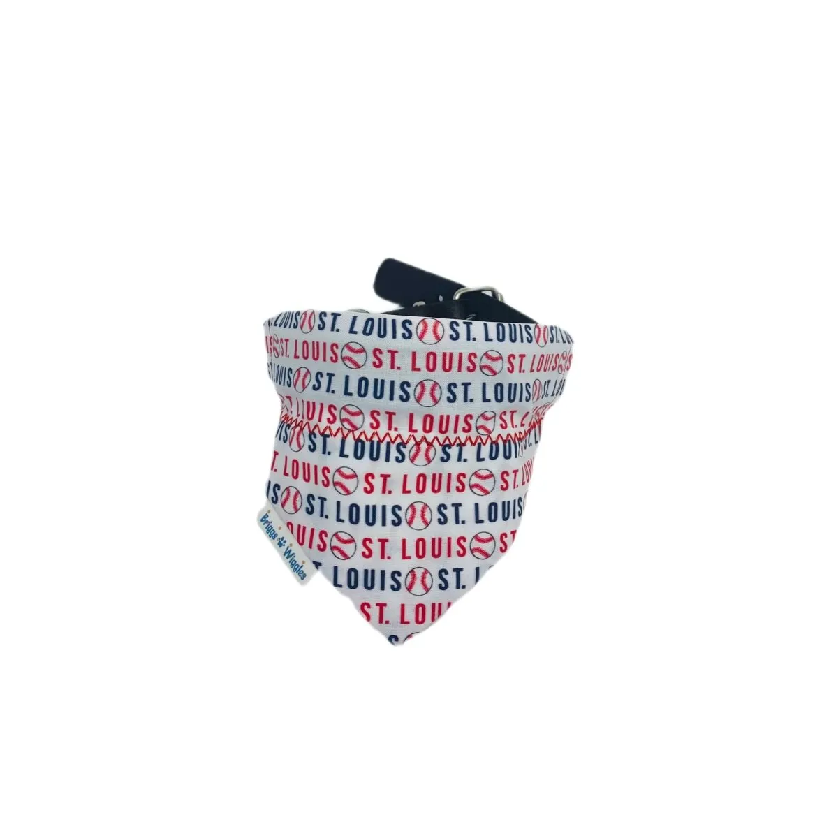 Reversible St. Louis Cardinals Dog bandana - Baseball & Cardinals Pride