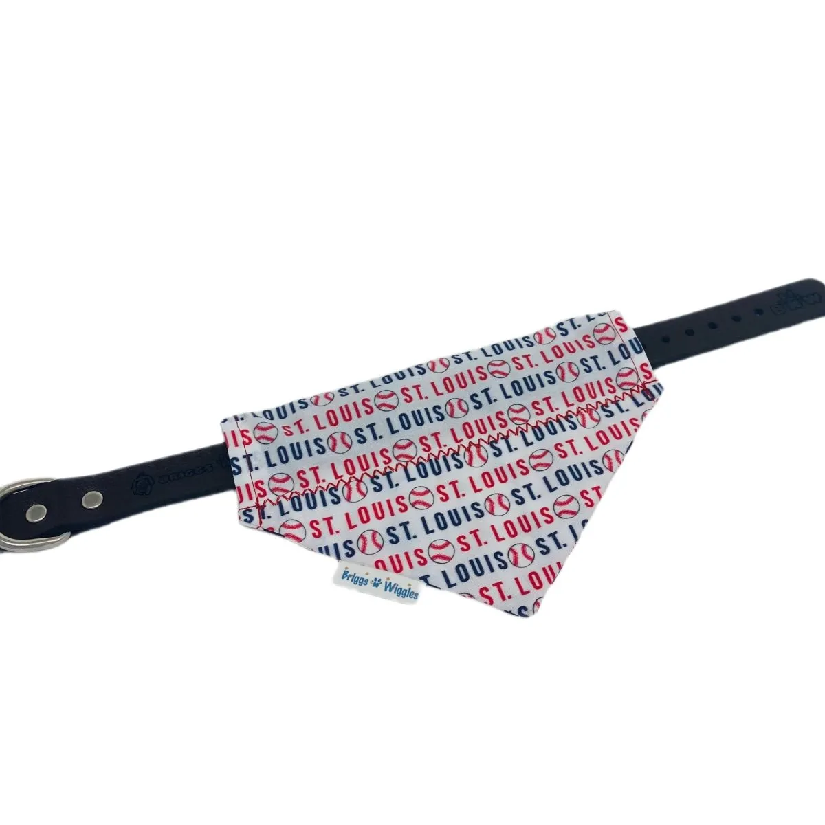 Reversible St. Louis Cardinals Dog bandana - Baseball & Cardinals Pride