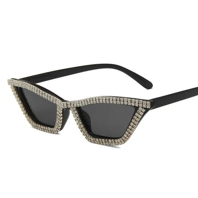 Rhinestone Cateye Iconic Sunglasses