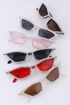 Rhinestone Cateye Iconic Sunglasses
