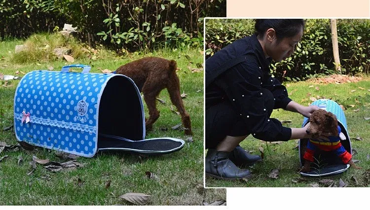Sidiou Group Pet Cat Carrier Bag Pack Puppy Dog Sleeping Windproof Carrier Bags Travel Fold Backpack