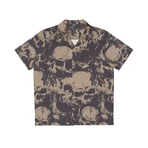 Skull Pile Men's Hawaiian Shirt (AOP)