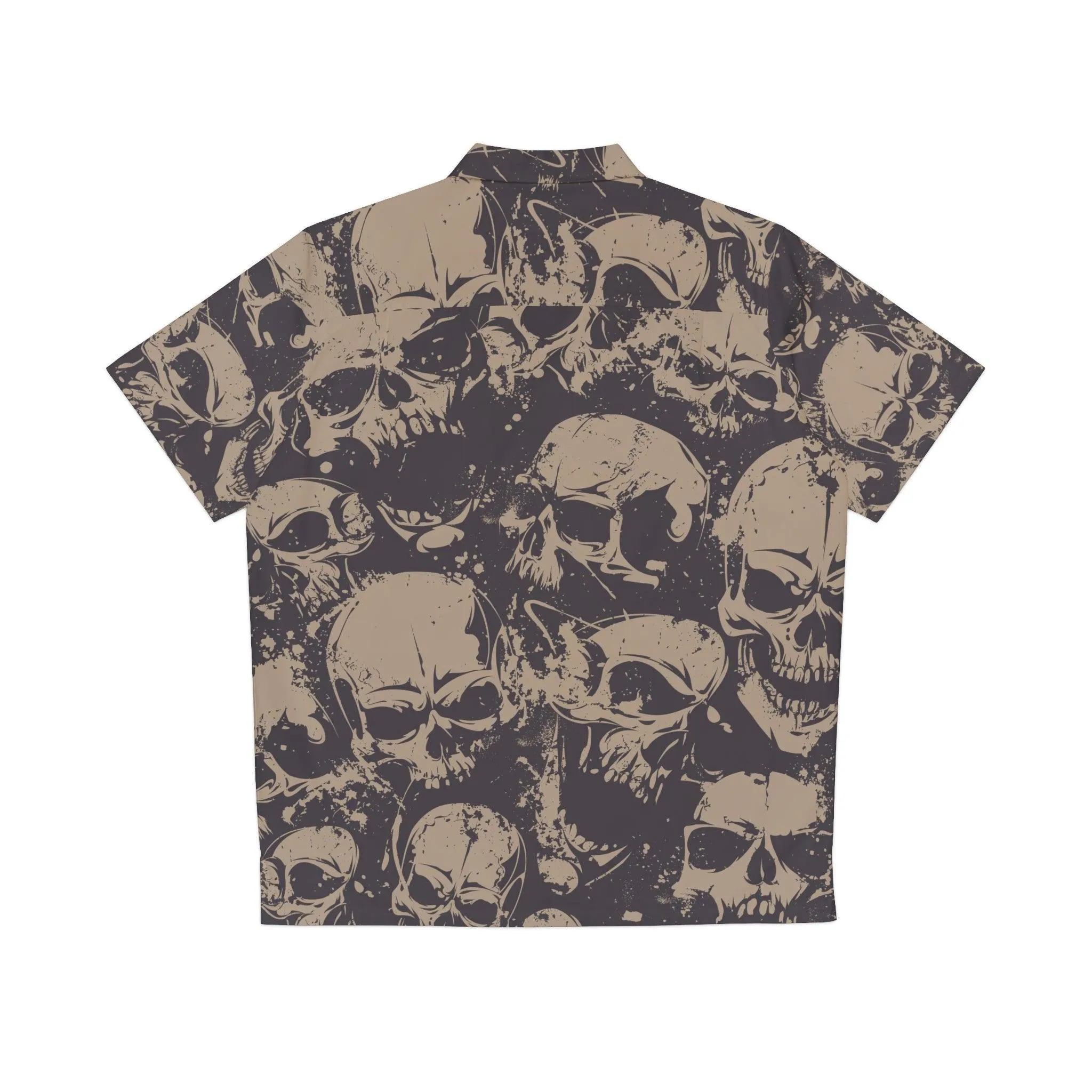 Skull Pile Men's Hawaiian Shirt (AOP)