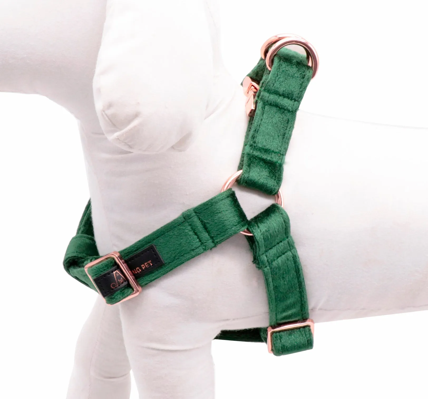 Velvet Dog Harness,  Adjustable Heavy Duty Dog Harness for Small Medium Large Dogs